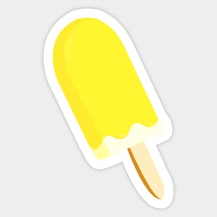 Lemon Popsicle Sticker